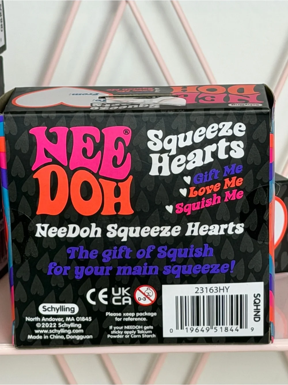 Limited Edition, Needoh Squeeze Heart Assorted colors Bundle, NWT